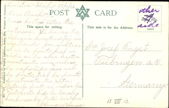 Ak Lewiston Idaho de V.S., Lewiston Clarkston-Brug