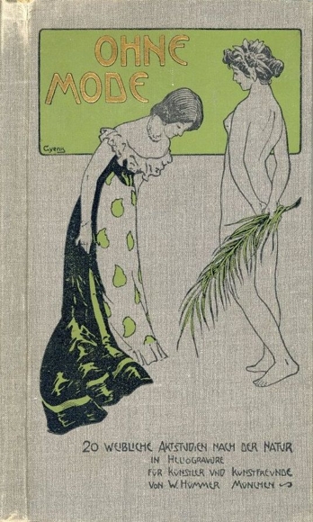 Art Nouveau Album "WITHOUT FASHION" 20 FEMALE NUDE STUDIES FROM NATURE IN HELIOGRAVURE FOR ARTISTS