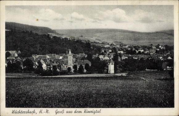 Postcard Wächtersbach in Hessen, Panorama