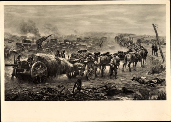 Artist PC Böhme, Hans, from the cauldron battle of Kiev, HDK 419, Photo Hoffmann