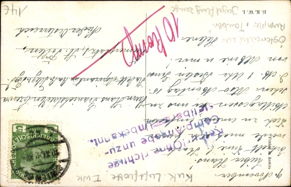 Postcard KuK Luftflotte, Rumpler Taube