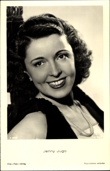 Postcard Actress Jenny Jugo, portrait