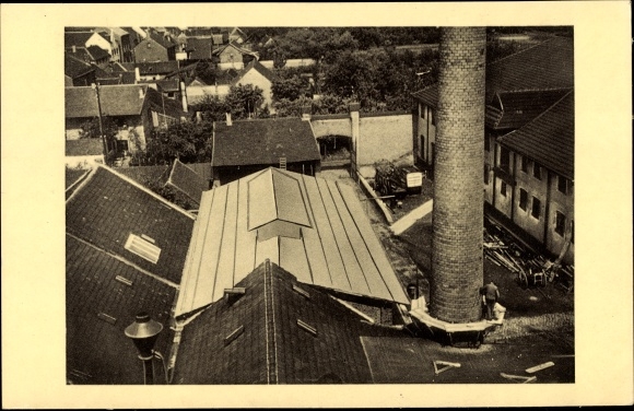 Ak Hersel Bornheim am Rhein, Sieg Rheinische Germania Brauerei AG, ISOLIT Dach, Reklame