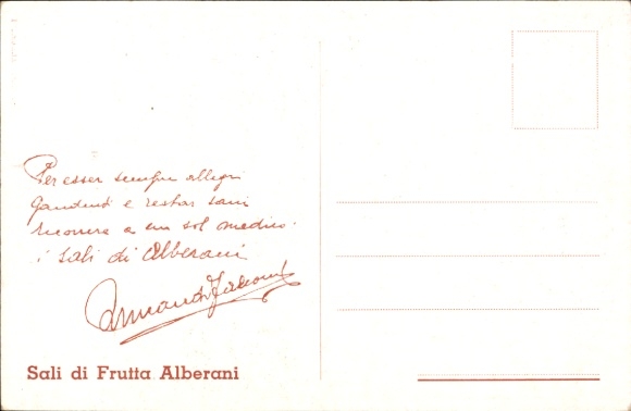 Artist Postcard Nanni, Actor Armando Falconi, portrait