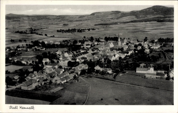 Postcard Kemnath in the Upper Palatinate, aerial view of rural surroundings, r charm