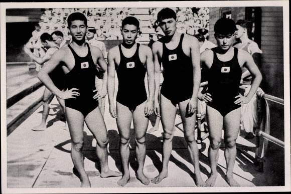 Collection picture Olympia 1936, Japanese relay runners