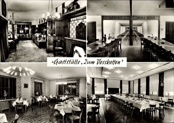 KP Greven w Westfalii, restauracja Zum Vosskotten, właściciel Josef Temme, kręgielnia