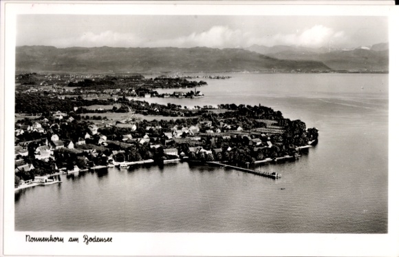 Ak Nonnenhorn am Bodensee, Fliegeraufnahme