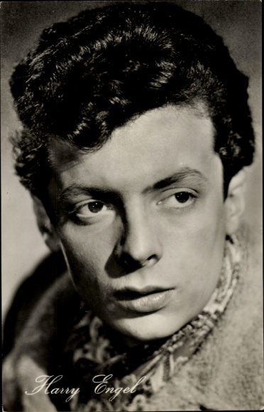 Postcard Actor Harry Engel, Portrait, Defa Film Berlin Ecke Schönhauser