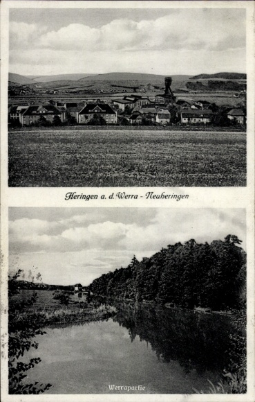 Postcard Heringen an der Werra, Neuheringen, general view