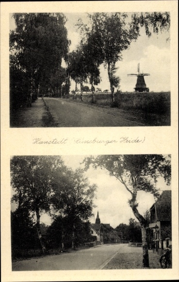 KP Hanstedt w North Heath, odcinek uliczny, wiatrak