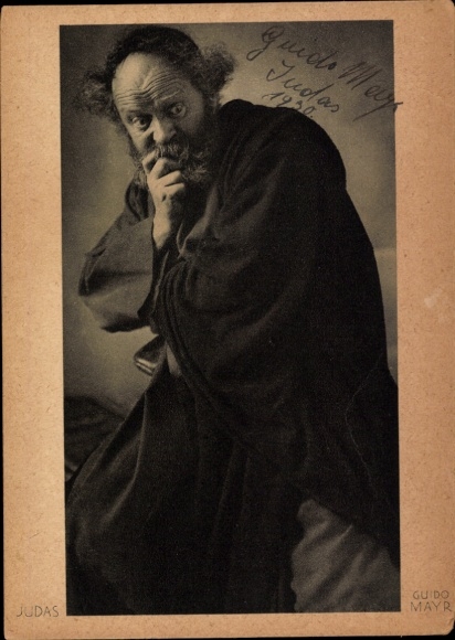 PC Passion Play Oberammergau 1930, Judas, Mayr Guido