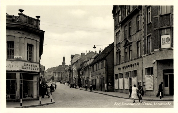 KP Bad Freienwalde an der Oder, Leninstrasse, dom towarowy konsumencki, HO