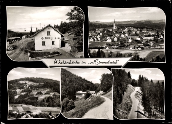 Ak Eging am See in het Beierse Woud, Waldschänke, Gramlet Himmelreich, oude molen, Doblstr.