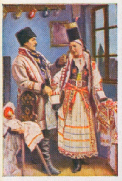 Zdjęcie zbiorowe Kolorowy świat Album 1 zdjęcie 218, życie ludowe w Transylwanii, zaloty