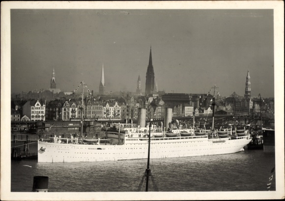 PC Hamburg, KdF ship The German in front of the city, churches