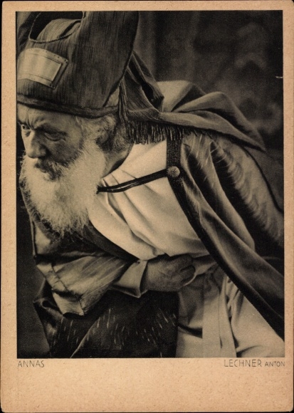 PC Passion Play Oberammergau 1930, Annas, Lechner Anton