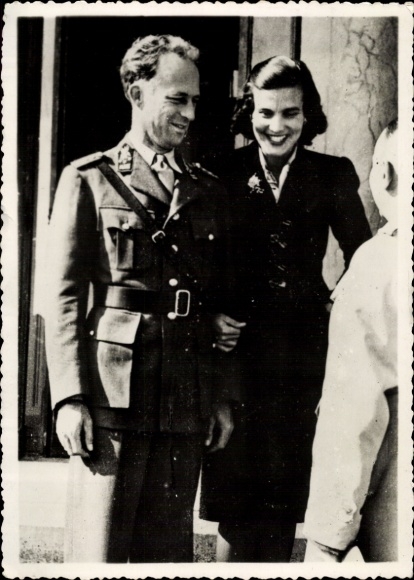 Postcard King Leopold III., Princess of Réthy