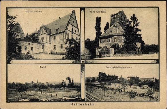 PC Heidesheim am Rhein, Schlossmühle, Burg Windeck, Provincial infirmary