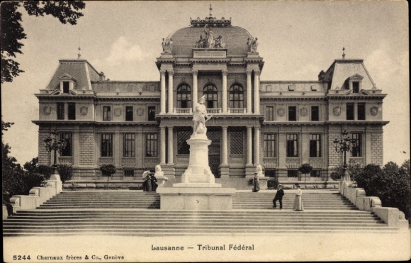 KP Lozanna, kanton Vaud, Trybunał Federalny, pomnik,