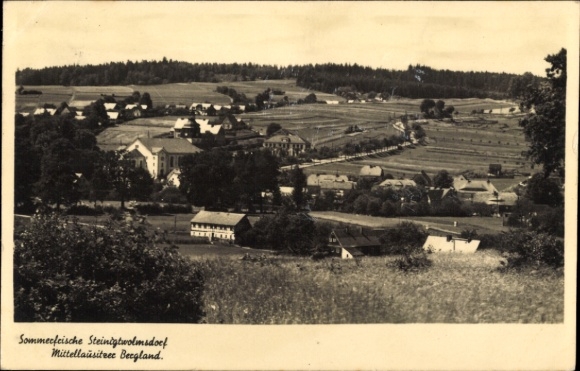 Picture Steinigtwolmsdorf in Lusatia, landscape, general view