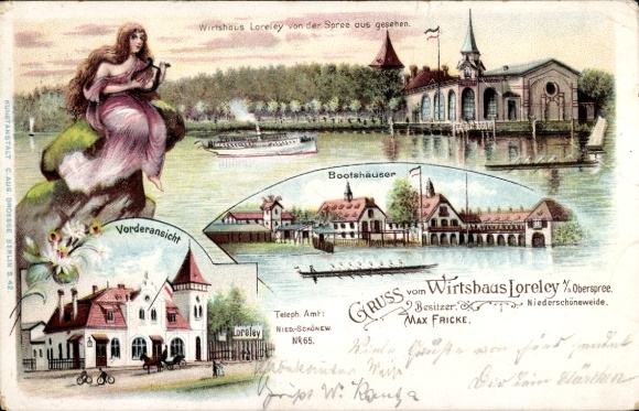 Chromo-Litho Berlin Treptow Niederschöneweide, Loreley inn