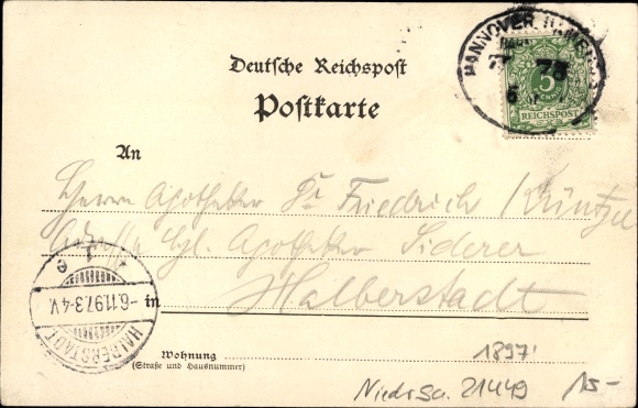 Postcard Radbruch Lower Saxony, Schäfer Ast&#39;s house, portrait at the window, tin box, group picture