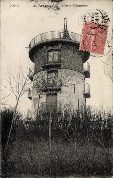 Ak Argenteuil Val d'Oise, Moulin d'Orgemont,  Architektur, ländliche Umgebung