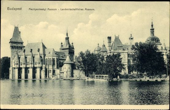 10 alte Ak Budapest in Ungarn, diverse Ansichten