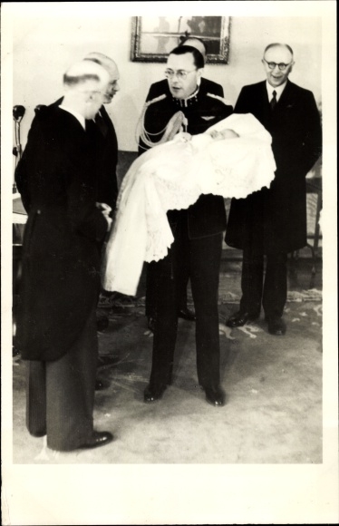 Postcard Prince Bernhard Zur Lippe, husband of Juliana of the Netherlands