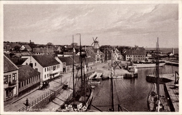 Ak Bornholm Denemarken, algemeen beeld