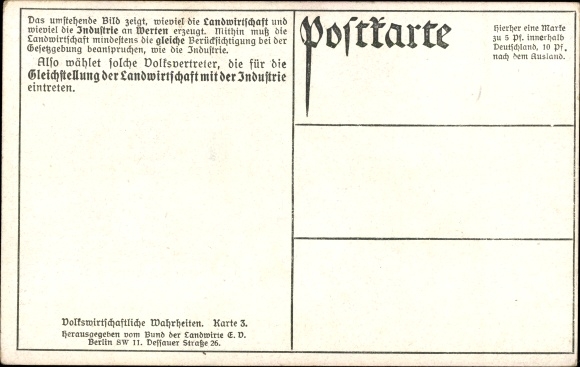 PC Deutsche Landwirtschaft, Deutsche Industrie, total production values from 1909, Kaiserreich