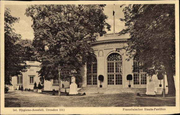KP Dresden, Int. Wystawa higieny 1911, francuski pawilon państwowy