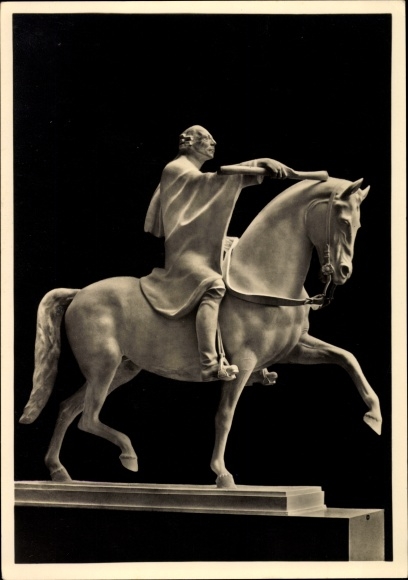 Postcard plastic by Josef Thorak, The Royal Rider, HDK 552