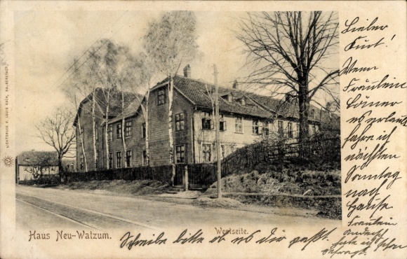 Ak Wolfenbüttel in Niedersachsen, Haus Neu Walzum, Westseite