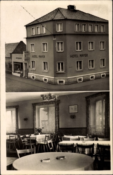 Ak Groß Gerau in Hessen, Hotel Mayer, Bes. Hermann Mayer, Walter Rathenau Straße 8