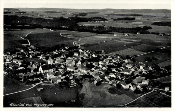 Ak Altusried im Allgäu, Fliegeraufnahme
