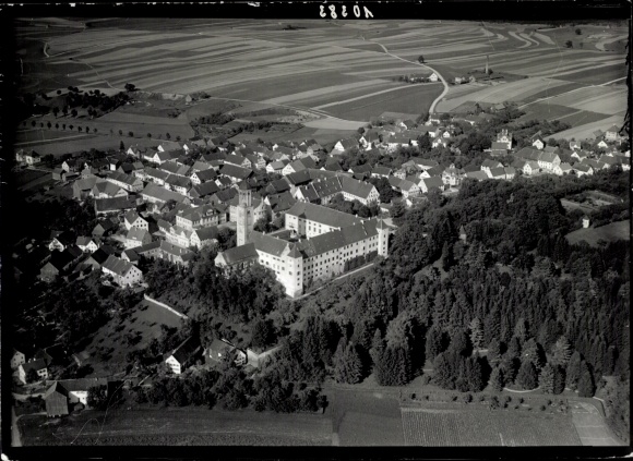 Photo Kirchheim in Schwaben Allgäu, general view, aerial photograph