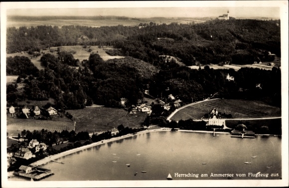 PC Herrsching am Ammersee, aerial view of the town and surroundings