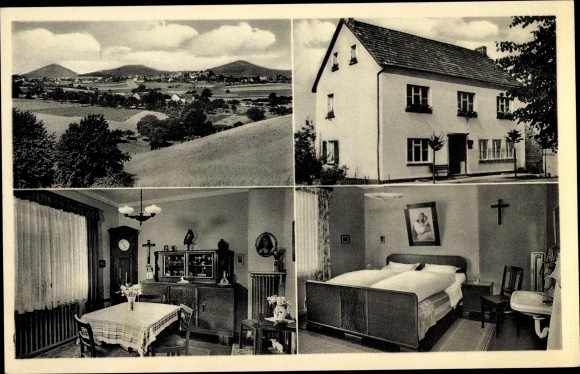 PC Bad Honnef am Rhein, distant view of the town, Mrs. Kramer&#39;s guesthouse