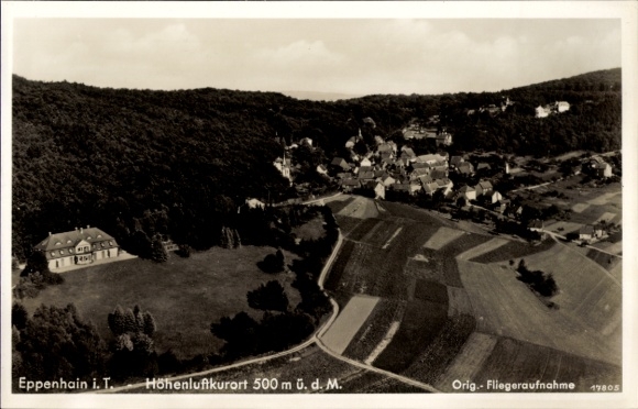 Postcard Eppenhain Kelkheim im Taunus, aerial photograph