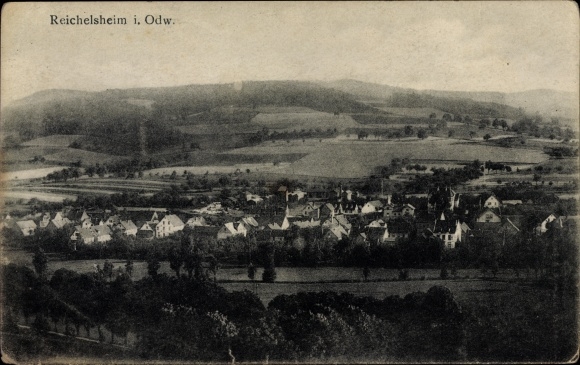 Ak Reichelsheim Odenwald, Totalansicht vom Ort