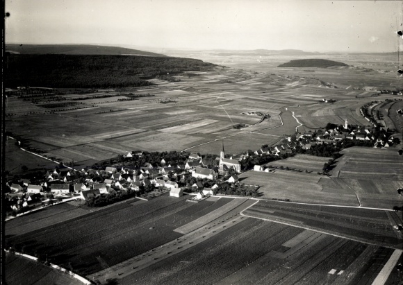 Foto Langenenslingen Baden Württemberg, Fliegeraufnahme