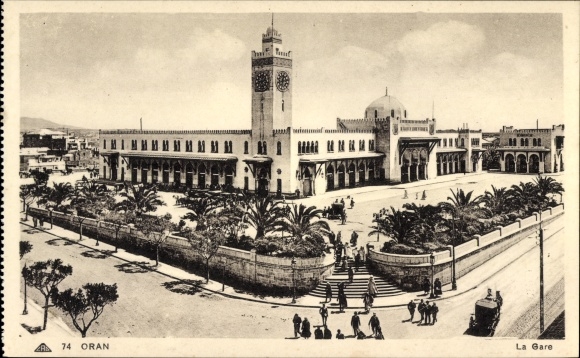 Ak Oran Algerije, treinstation