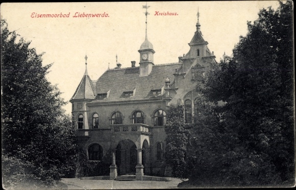 Ak Bad Liebenwerda in Brandenburg, Kreishaus