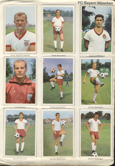 Football 1966/67 football pictures, Bergmann, 368 collector's pictures, 1967