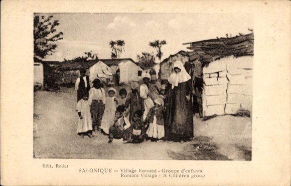 KP Thessaloniki Grecja, Wioska Romska, Wioska Romów, Dzieci