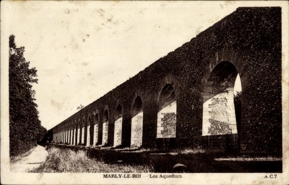 Ak Marly le Roi Yvelines, Aquädukt