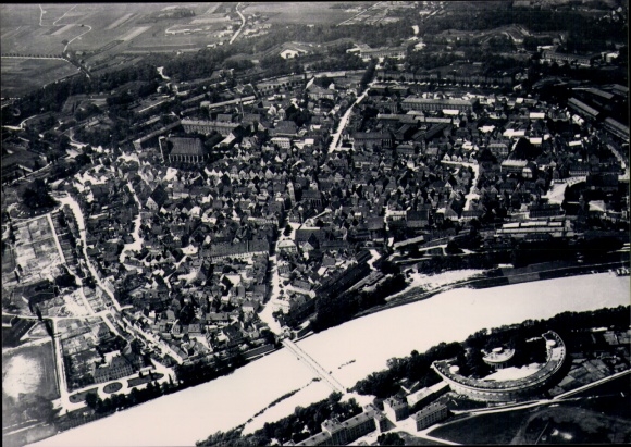 Photo Ingolstadt on the Danube Upper Bavaria, aerial photograph
