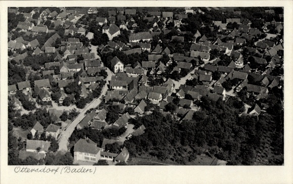 Postcard Ottersdorf Büchenbach in Middle Franconia, aerial photograph
